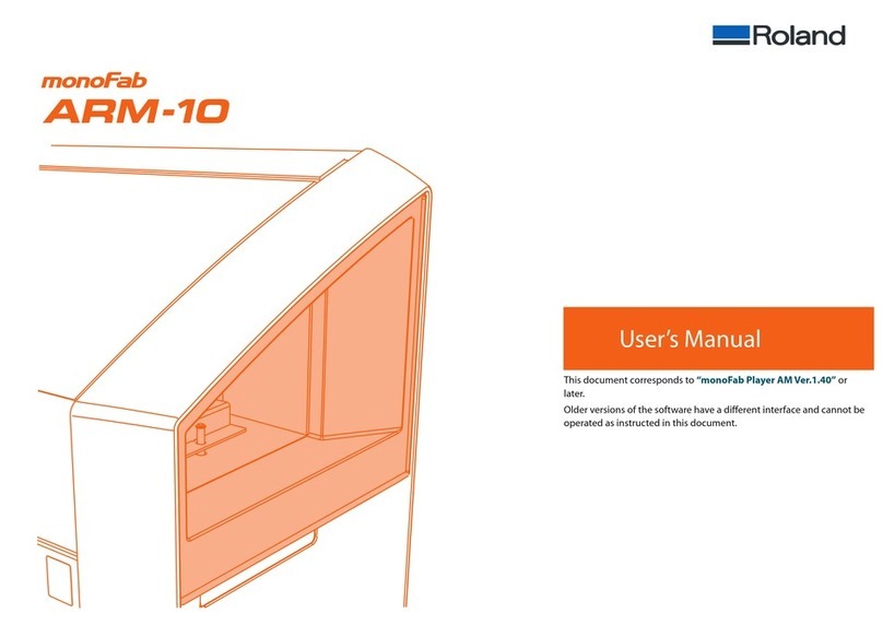 Roland monoFab ARM-10 User manual