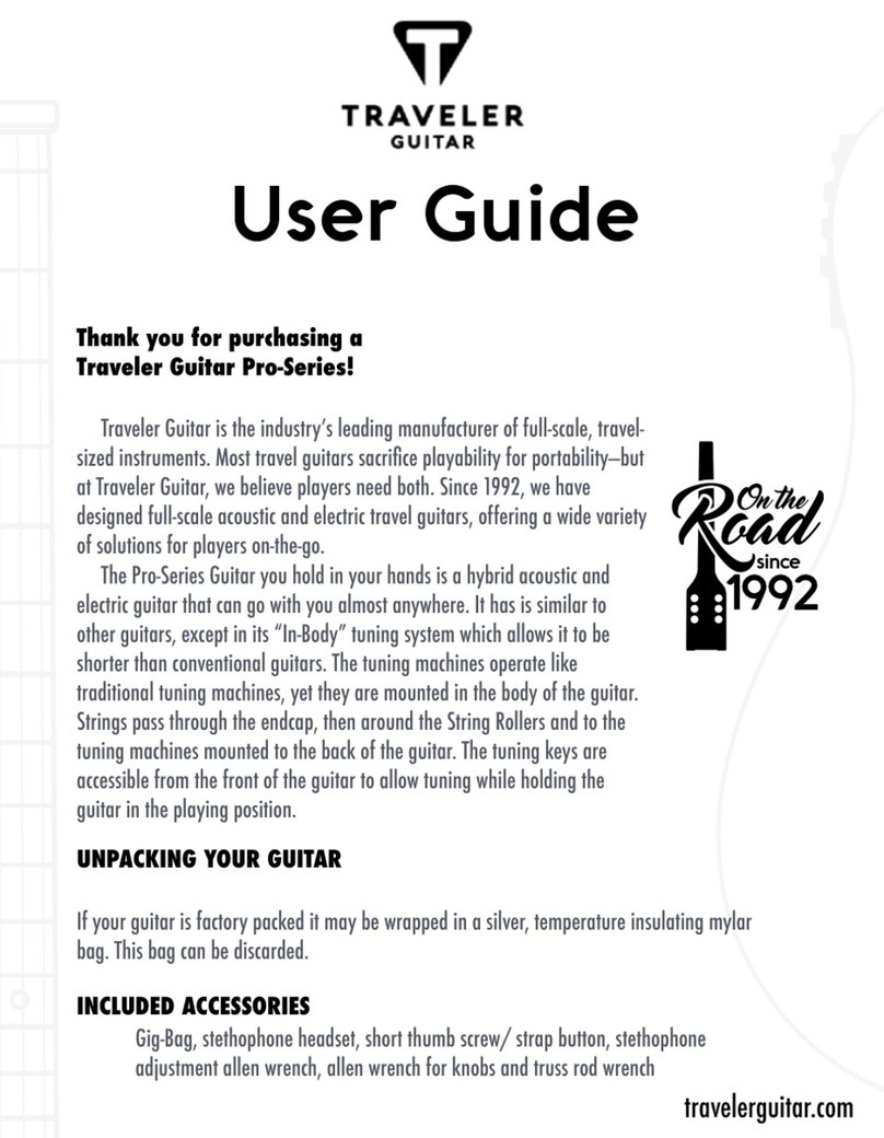 Traveler Guitar Pro-Series user guide