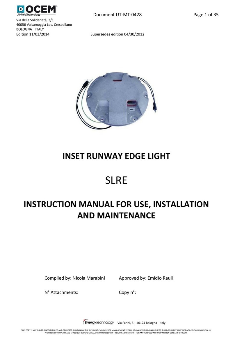 OCEM SLRE Series instruction manual