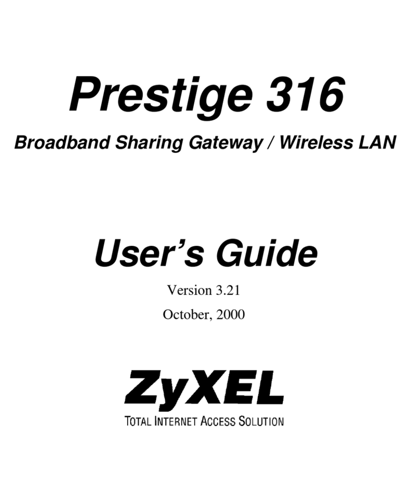 ZyXEL Communications Prestige 316 User manual