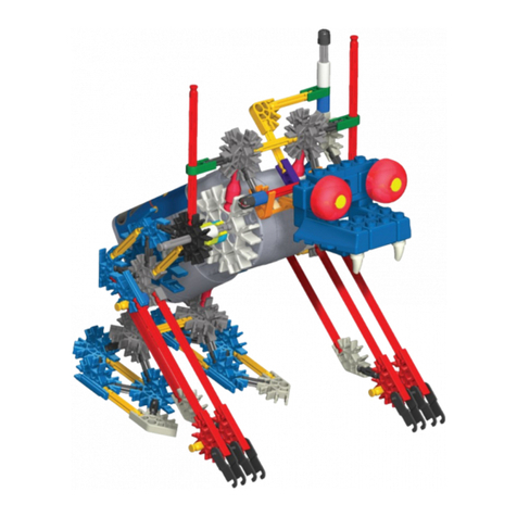 KNEX BEASTS ALIVE ROBO-SMASH BUILDING SET User manual
