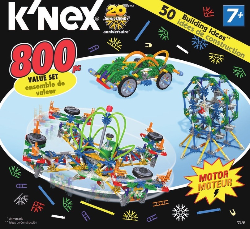 KNEX 800 PC VALUE SET User manual