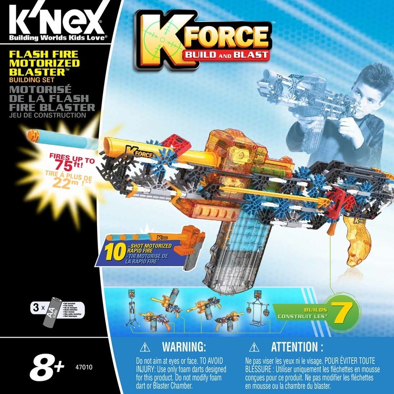 KNEX K FORCE FLASH FIRE MOTORIZED BLASTER User manual