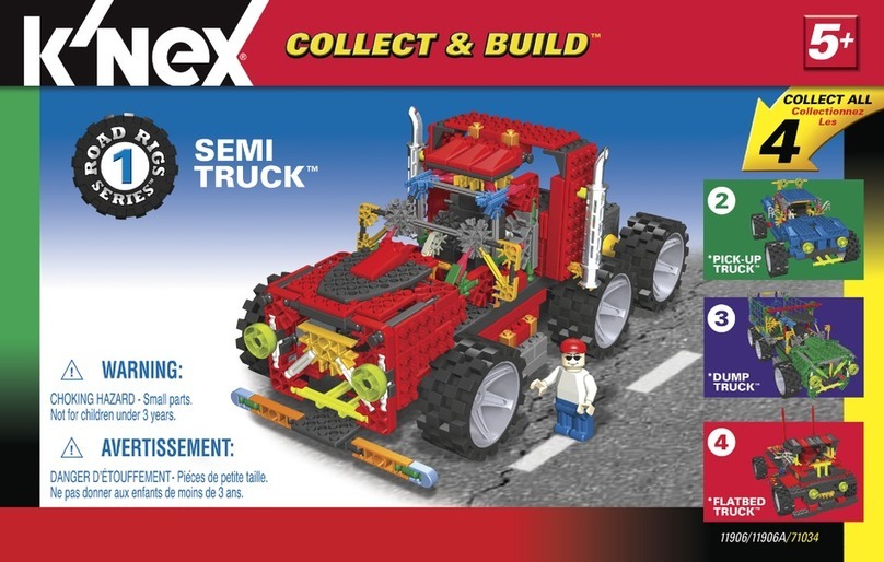 KNEX COLLECT & BUILD ROAD RIGS Series User manual