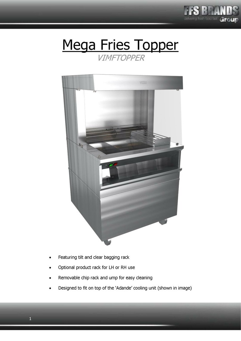 VIZU Mega Fries Topper user manual