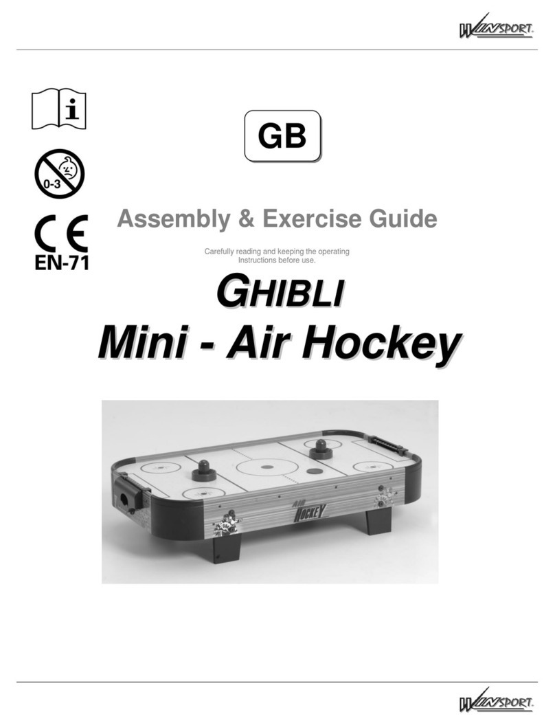 Winsport GHIBLI Assembly & Exercise Guide Winsport GHIBLI Assembly & Exercise Guide