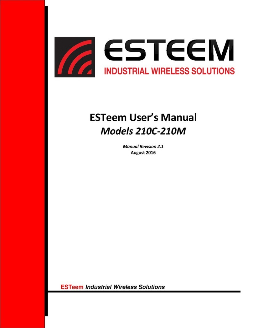 ESTeem 210C User manual