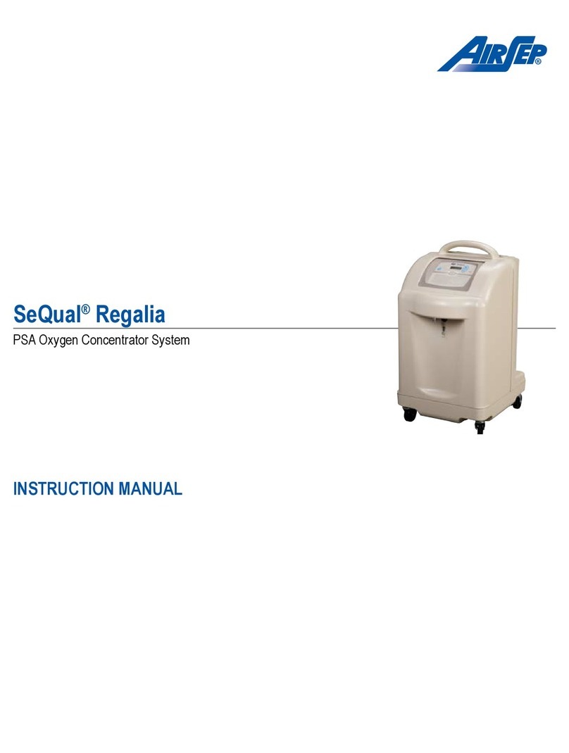 AirSep SeQual Regalia User manual