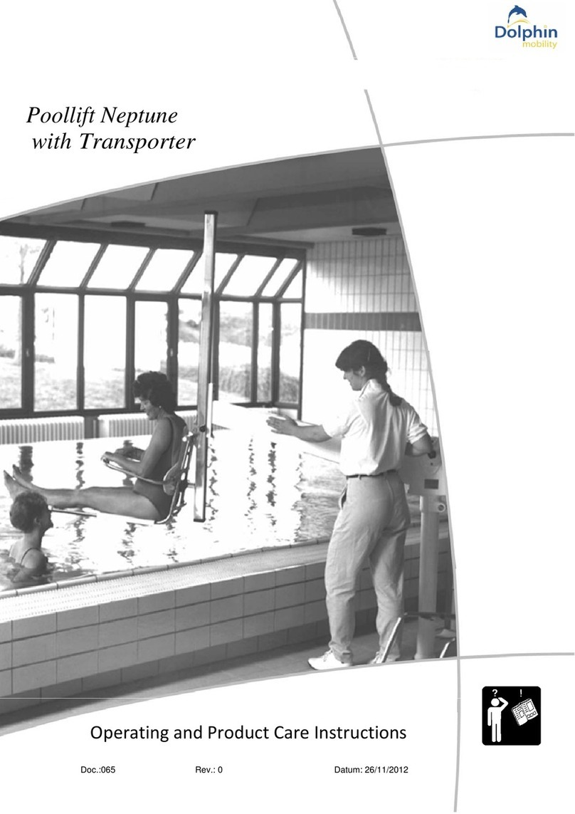 Dolphin Poollift Neptune with Transporter Operating and Product Care Instructions Dolphin Poollift Neptune with Transporter Operating and Product Care Instructions
