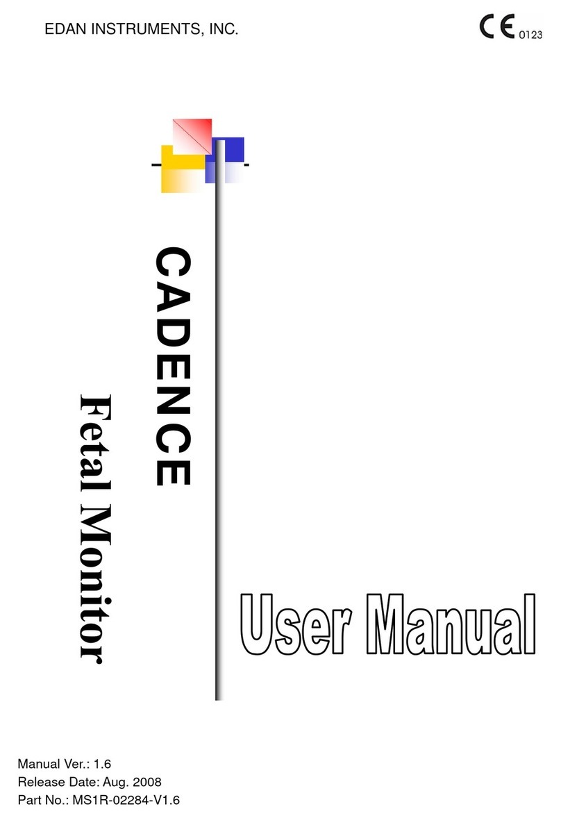 EDAN INSTRUMENTS CADENCE User manual EDAN INSTRUMENTS CADENCE User manual
