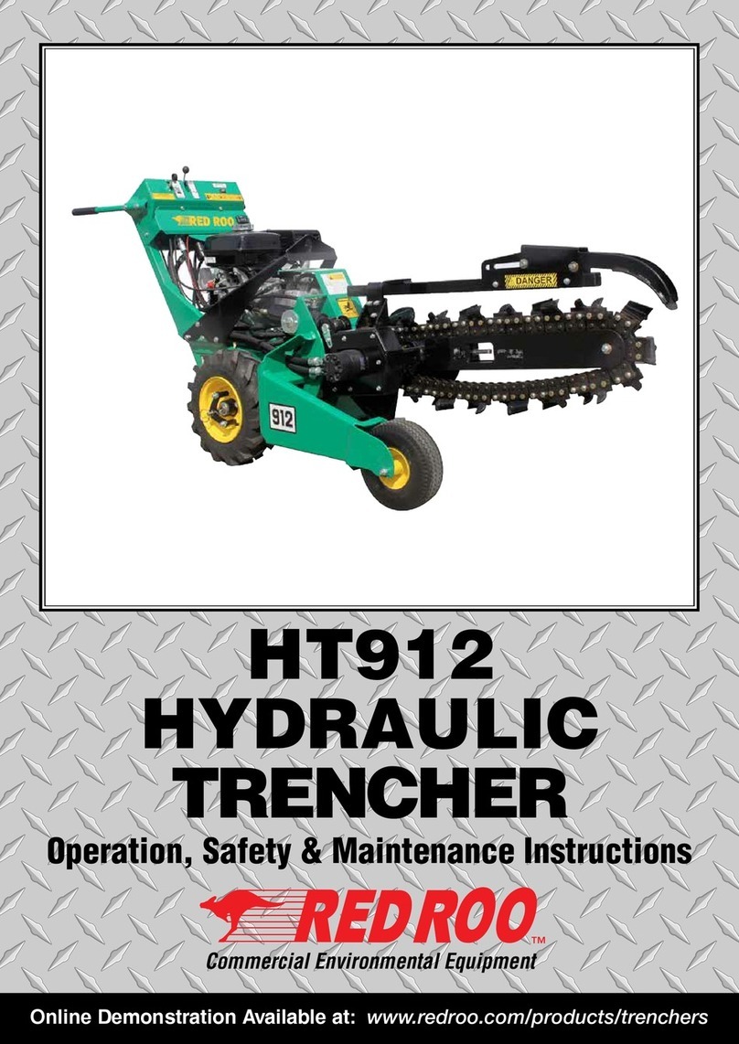 red roo HT912 Operation, Safety & Maintenance Instructions