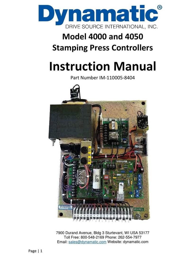 Dynamatic 4000 instruction manual