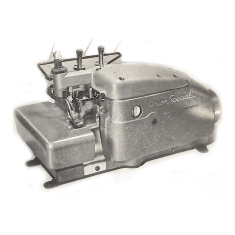 UnionSpecial 39500AC-060 Instruction sheet