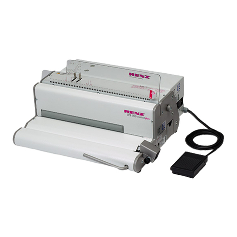 Renz SPB 360 comfortplus User manual