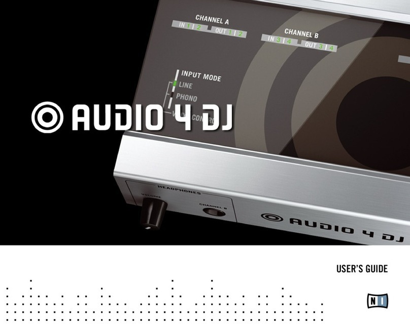 Native Instruments Audio 4 DJ user guide