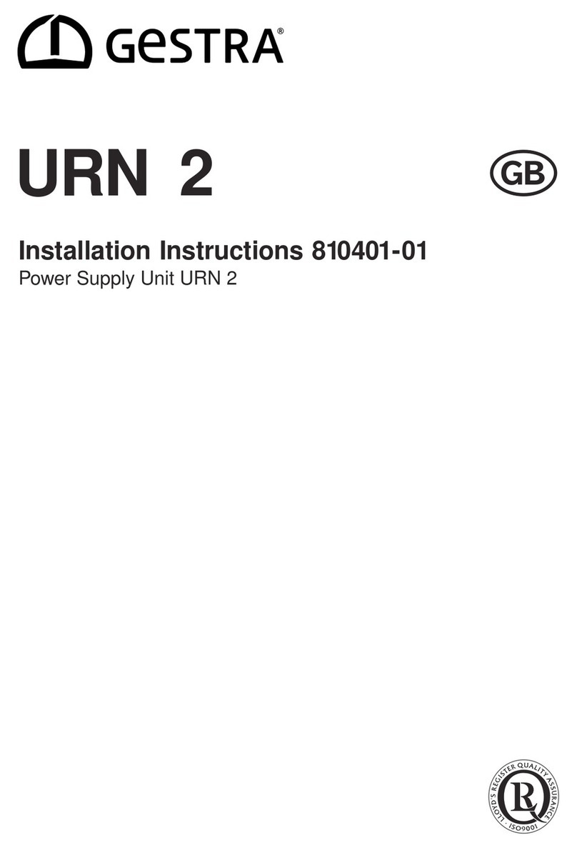 GESTRA URN 2 installation instructions