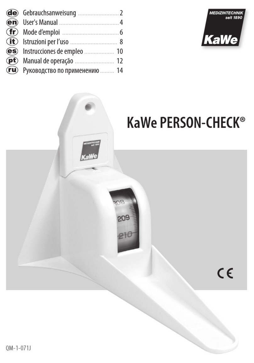 KaWe PERSON-CHECK user manual