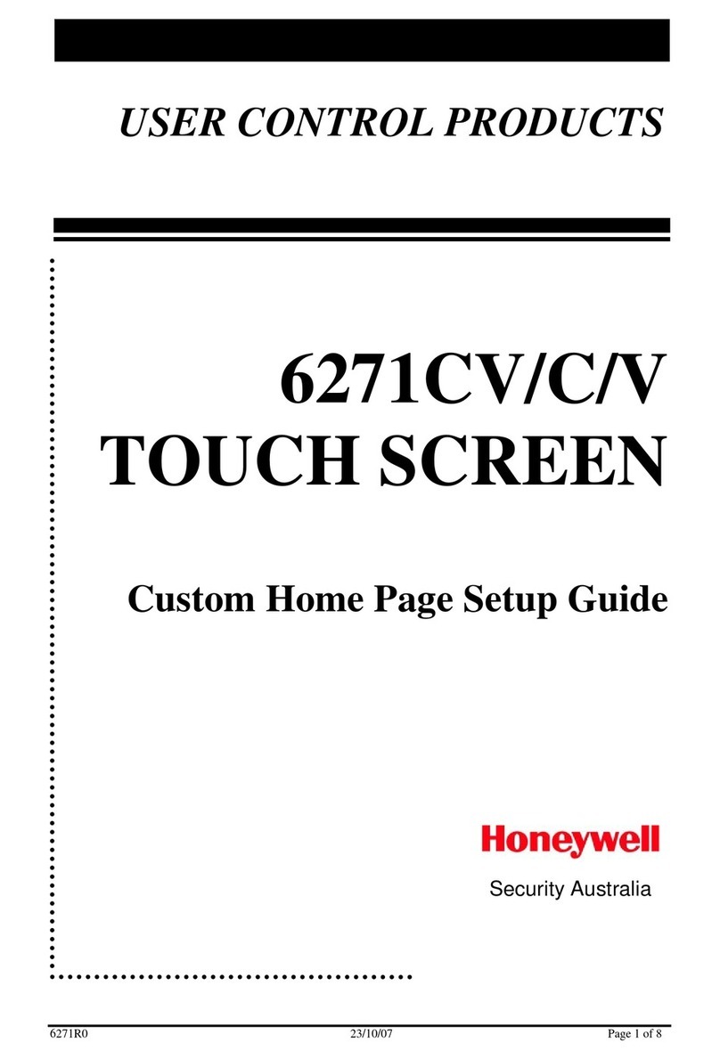 Honeywell ADEMCO 6271CV User manual Honeywell ADEMCO 6271CV User manual