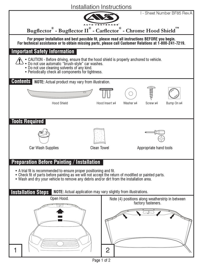 AVS Bugflector User manual