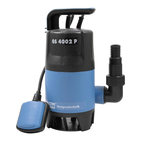 Gude GS 4002 P User manual Gude GS 4002 P User manual