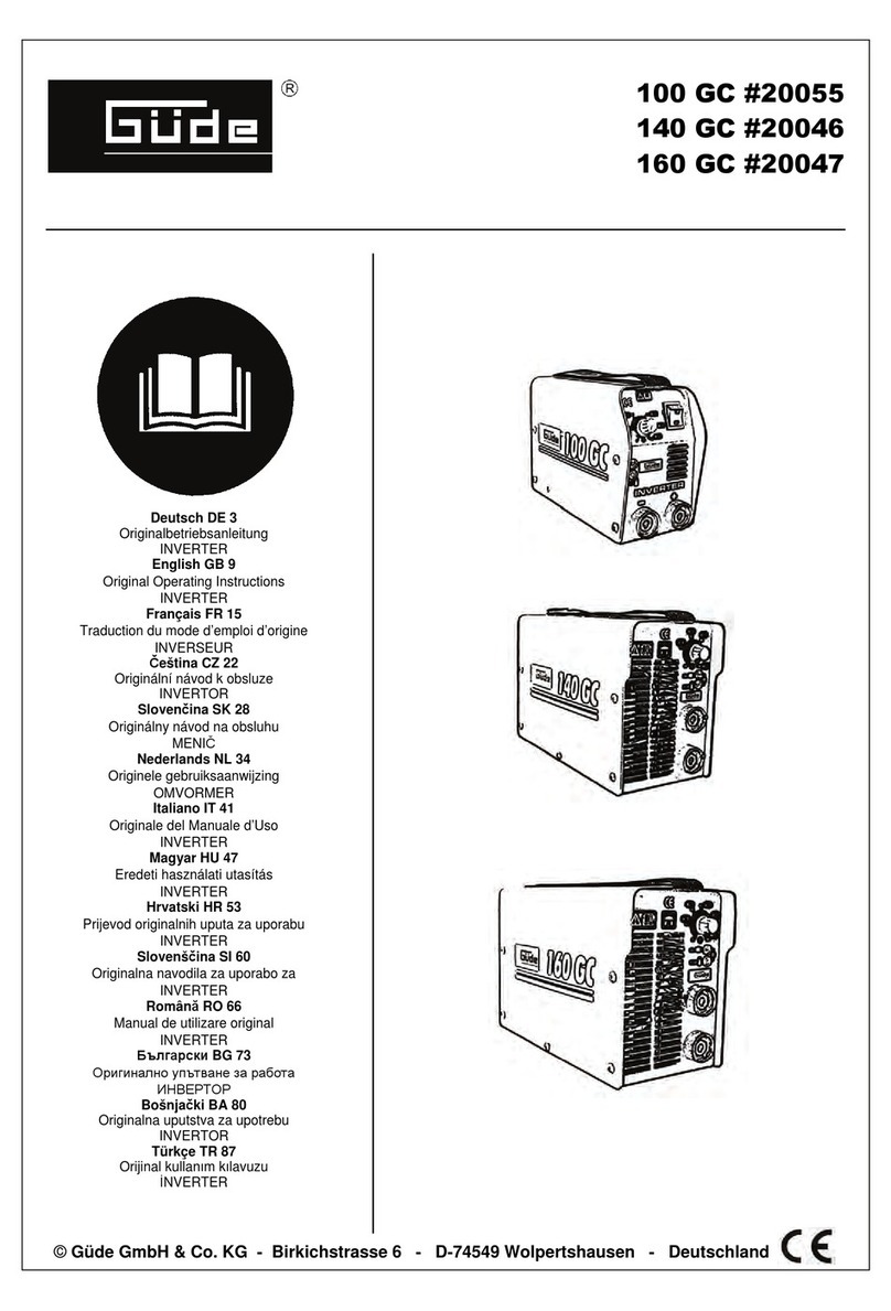 Gude 100 GC Original operating instructions