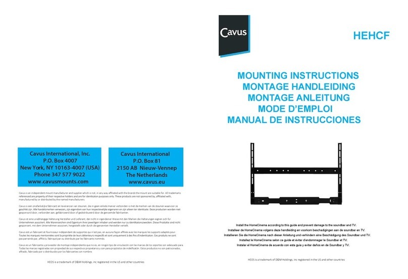 Cavus HEHCF Mounting instructions