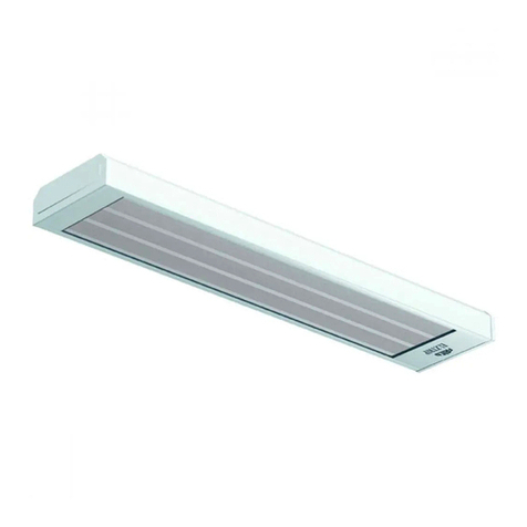 Frico Elztrip EZ100 Installation and operating instructions