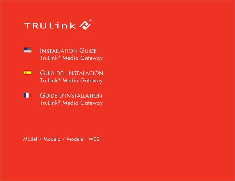 C2G Trulink Media gateway W02 installation guide
