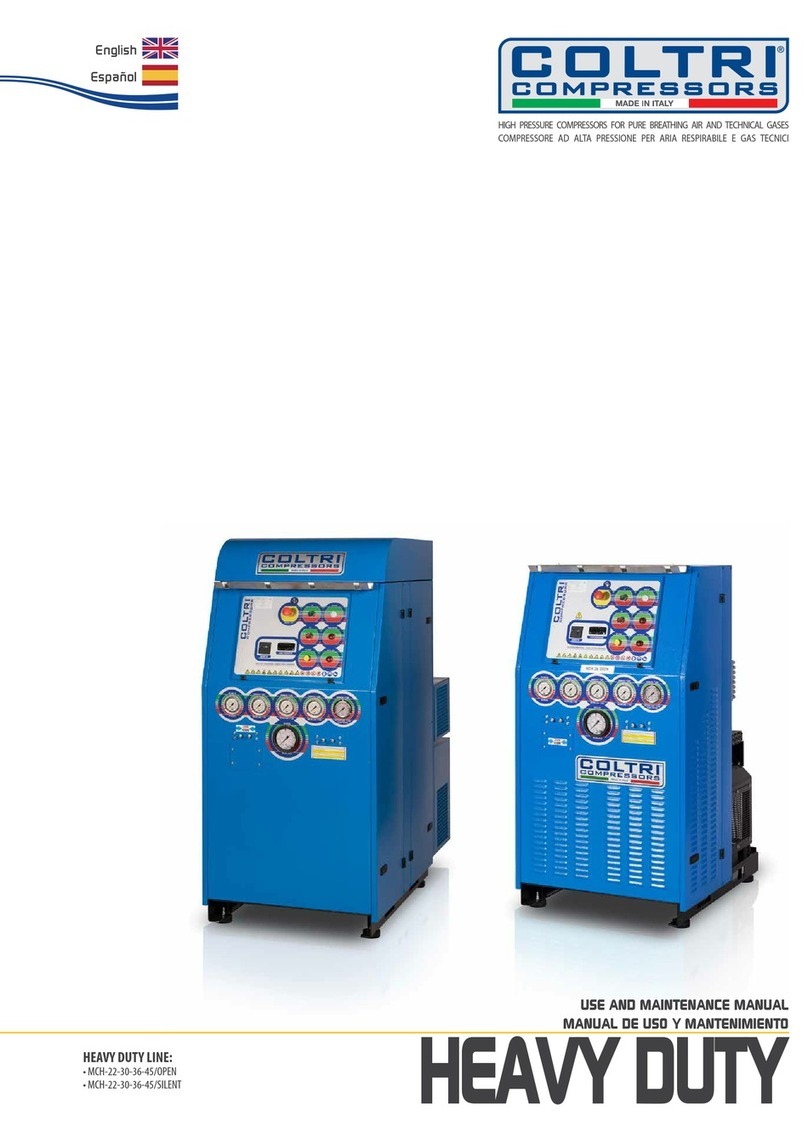 COLTRI HEAVY DUTY Series Use and maintenance manual