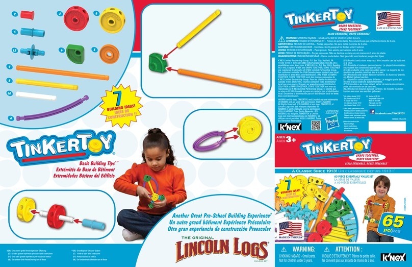 KNEX TINKERTOY User manual