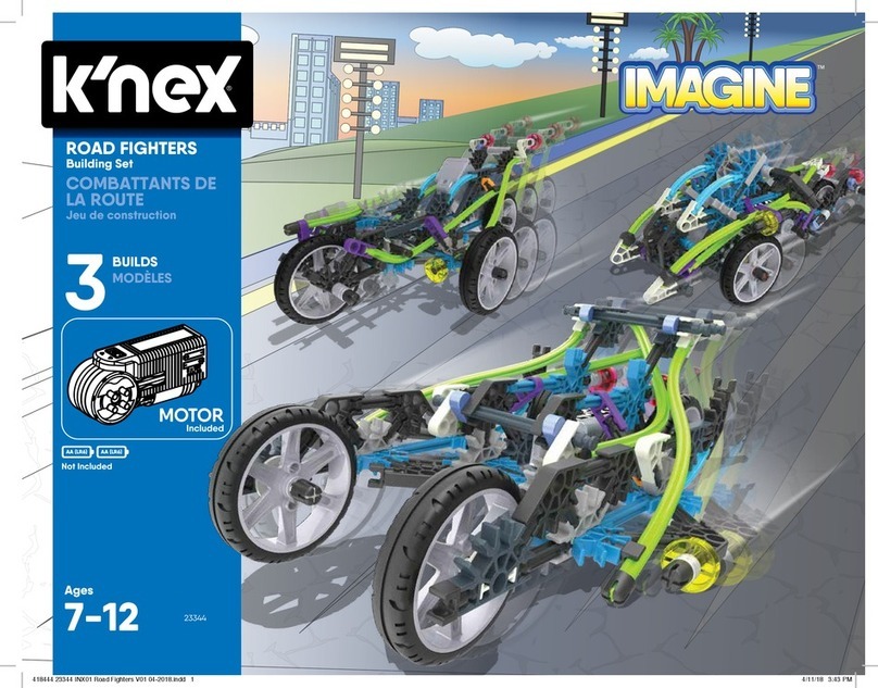 KNEX IMAGINE ROAD FIGHTERS User manual