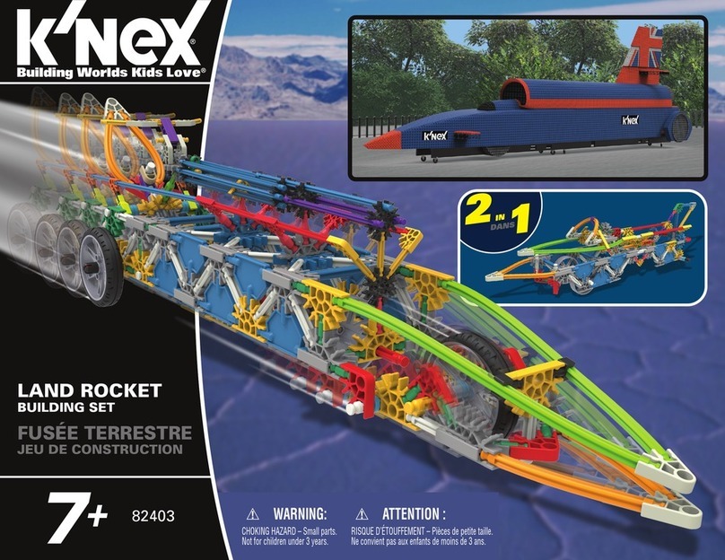 KNEX LAND ROCKET User manual