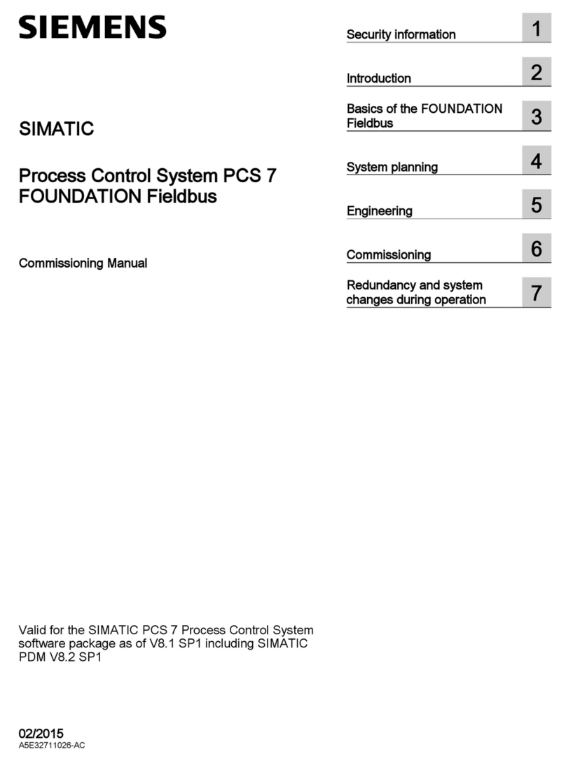 Siemens SIMATIC PCS 7 FOUNDATION Fieldbus Quick start guide