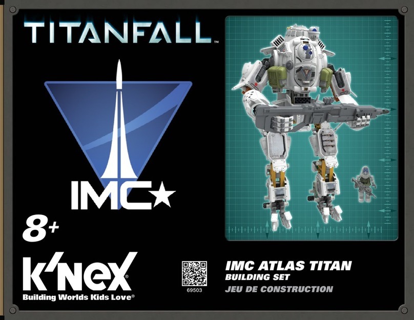 KNEX TITANFALL IMC ATLAS TITAN BUILDING SET manual