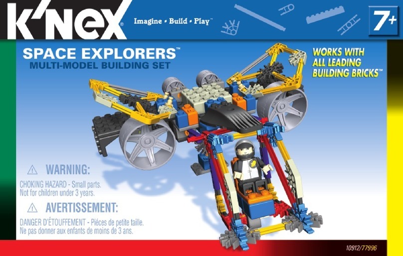 KNEX Imagine-Build-Play SPACE EXPLORERS User manual