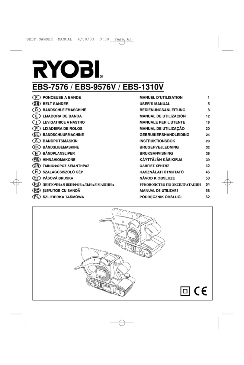 Ryobi EBS-9576V User manual