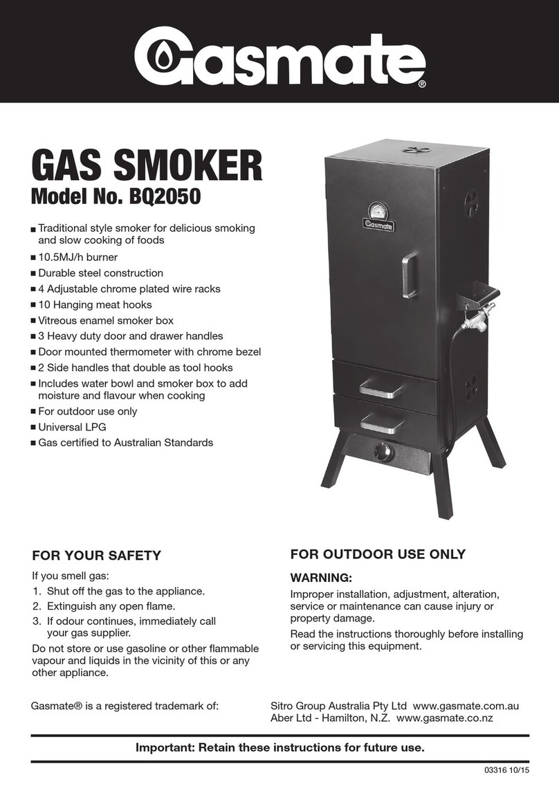 Gasmate BQ2050 instructions