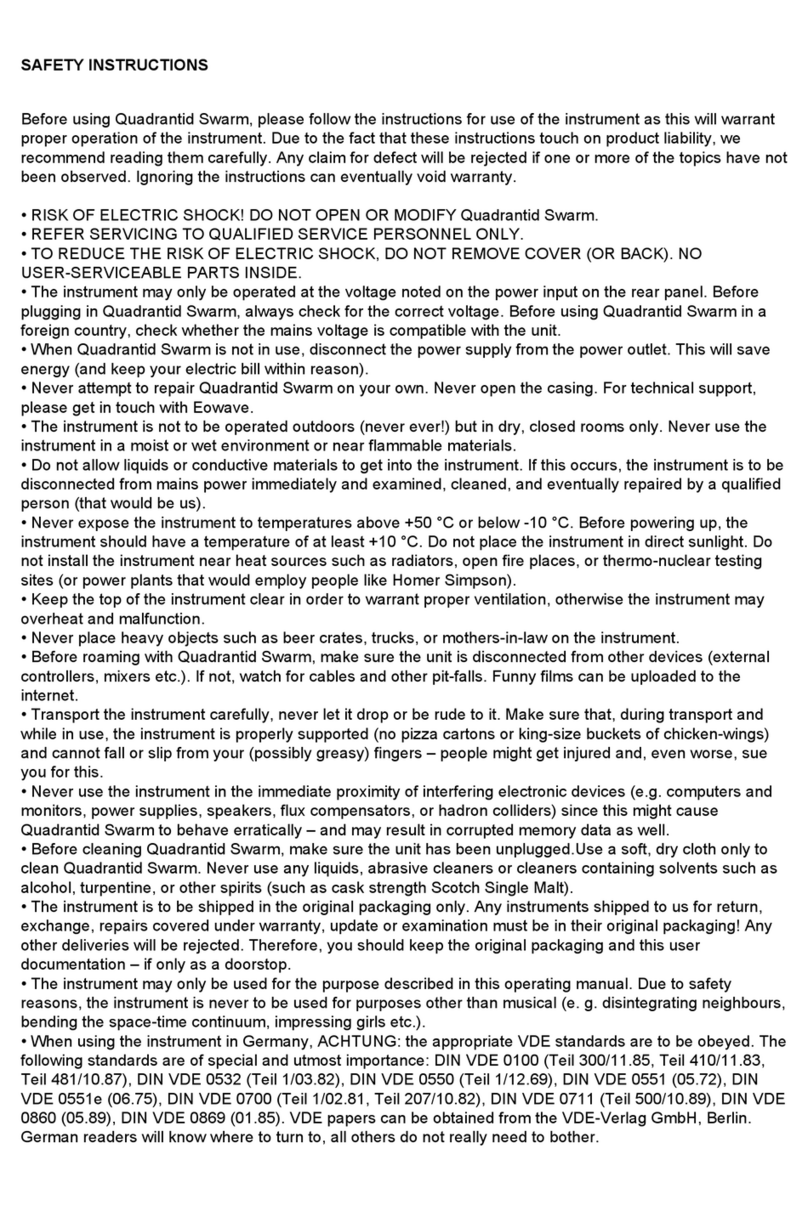 Eowave Quadrantid Swarm manual