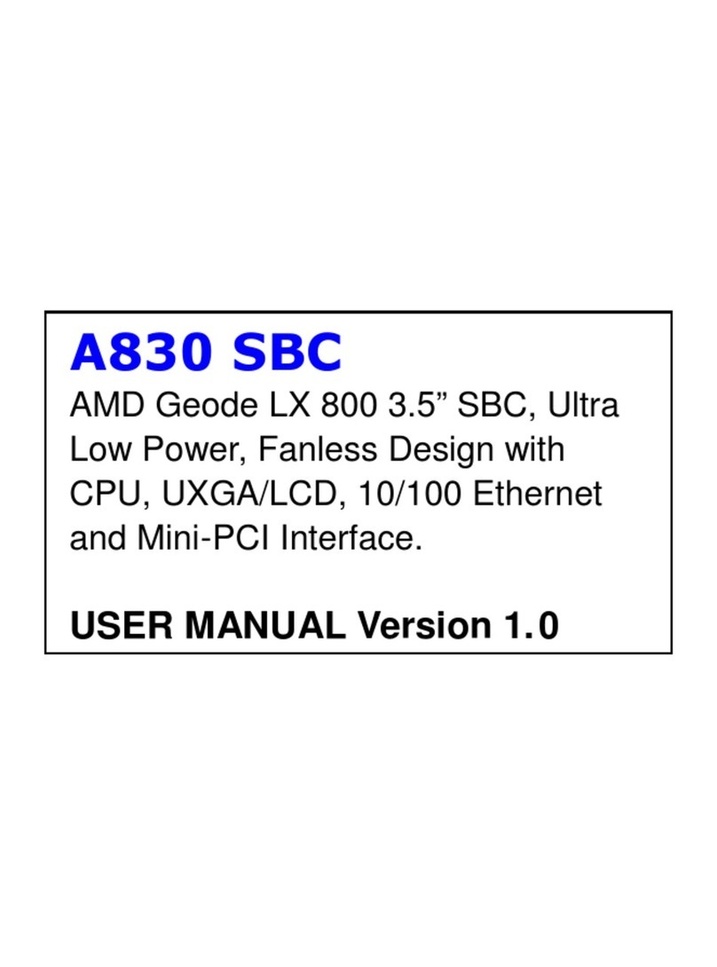 Winmate A830 SBC User manual