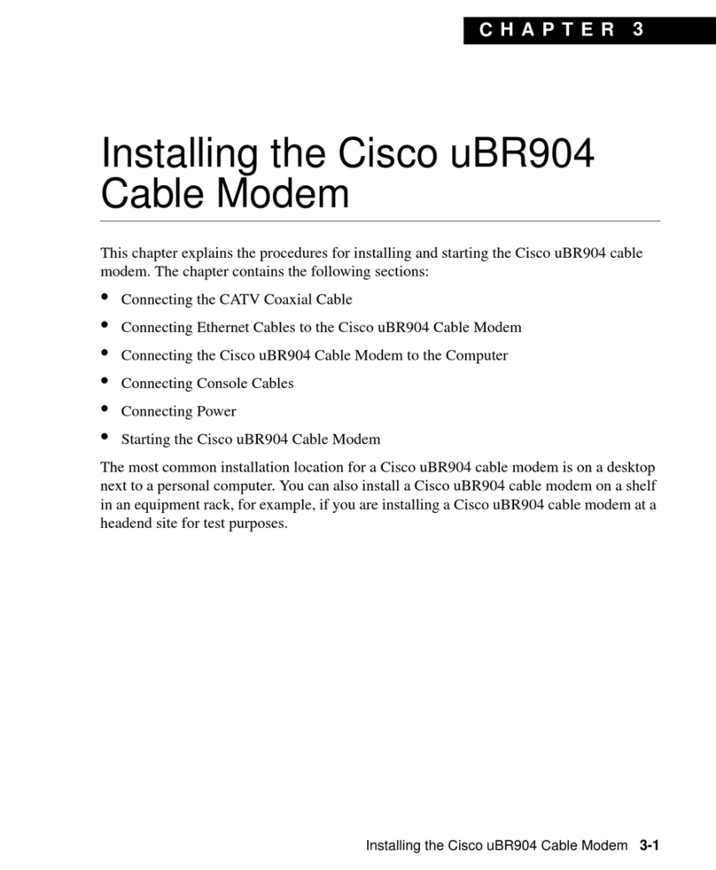 Cisco uBR904 Instruction Manual Cisco uBR904 Instruction Manual