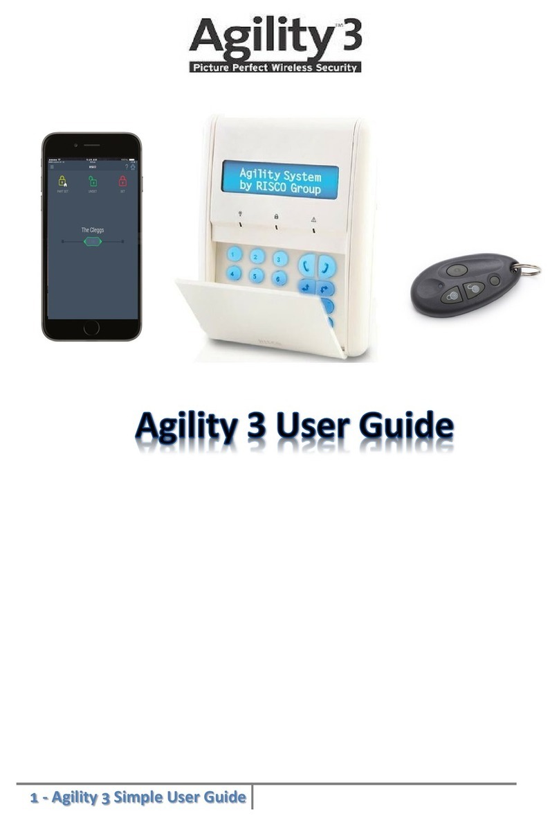 Risco Agility 3 User manual
