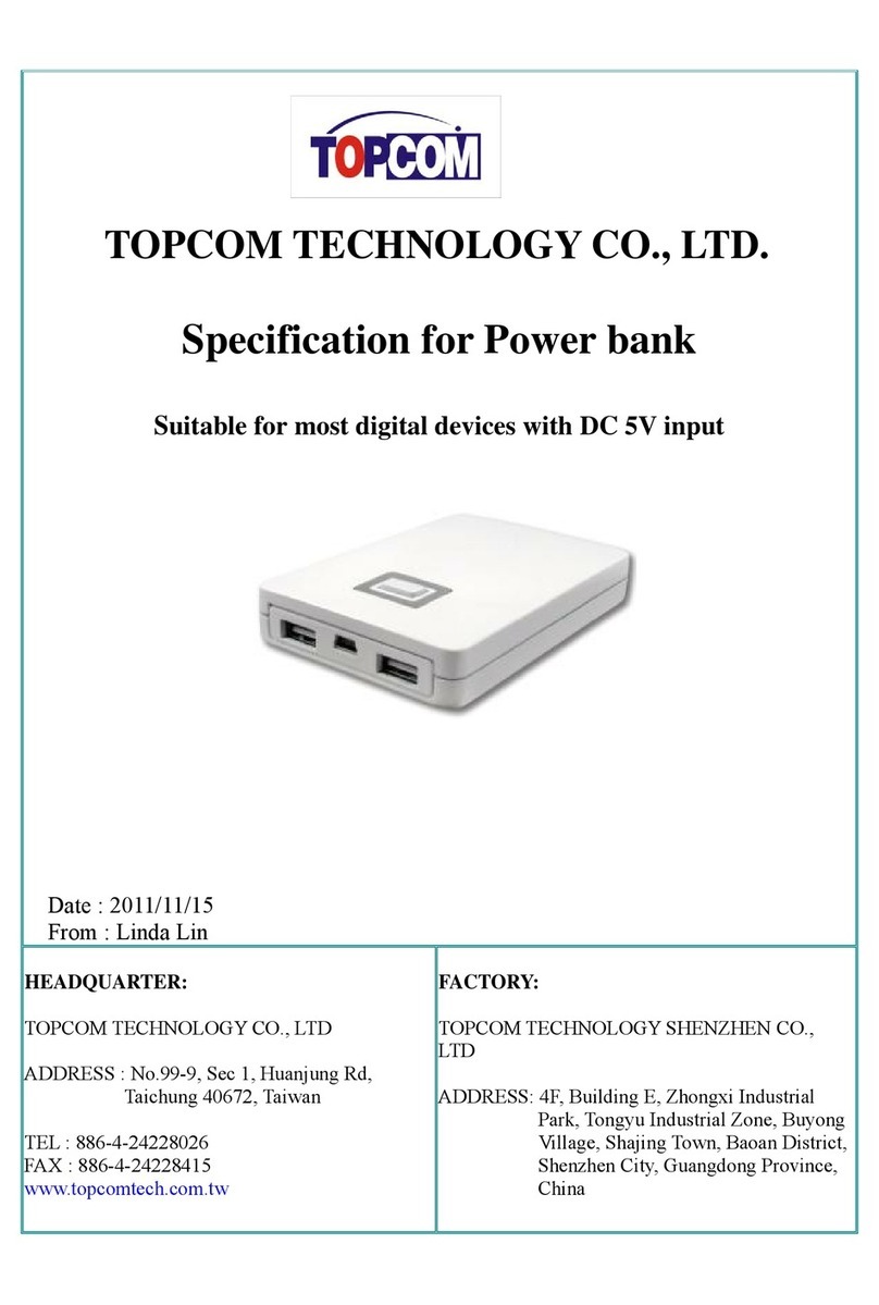 Topcom PB-5200 manual