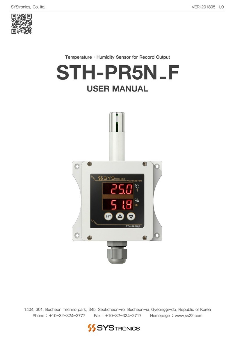 SYStronics STH-PR5N-F user manual SYStronics STH-PR5N-F user manual