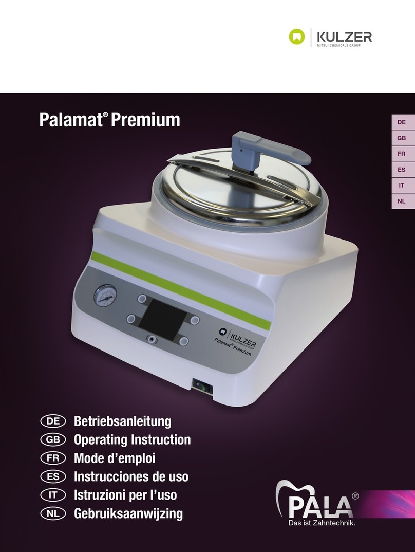 Kulzer Palamat Premium Series Operating	 instruction