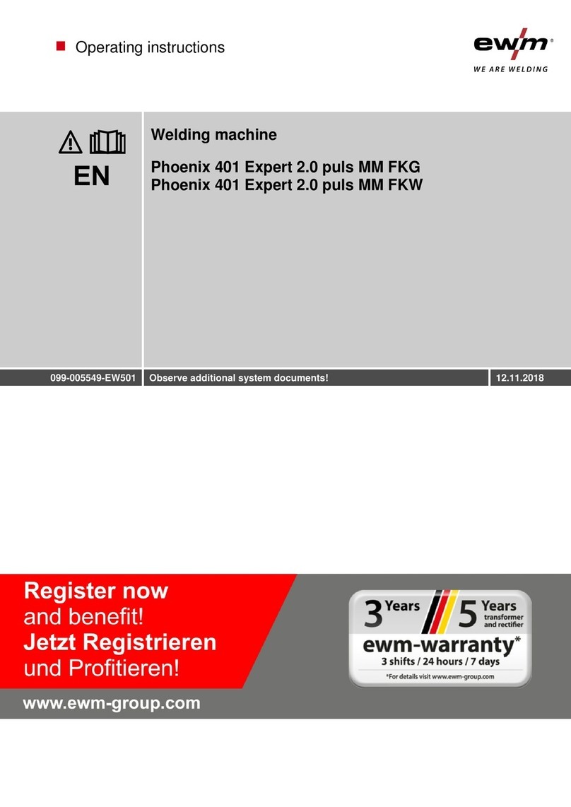 EWM Phoenix 401 Expert 2.0 puls MM FKG User manual