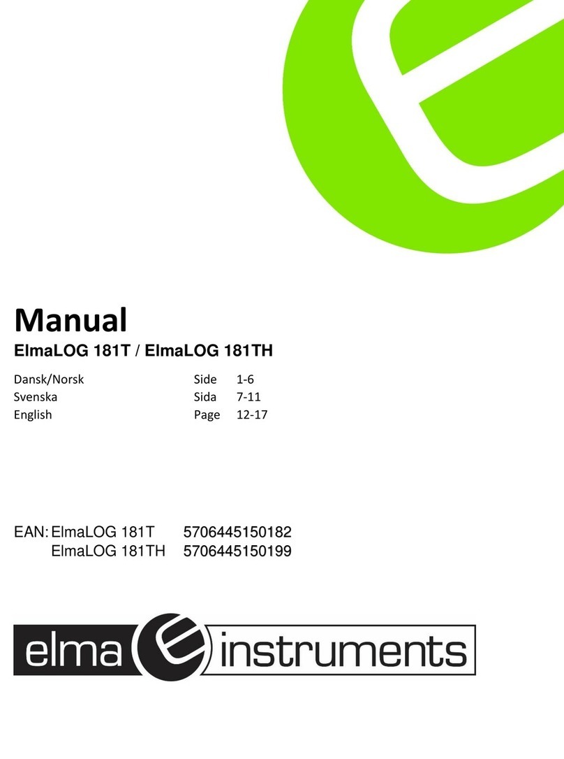 Elma Instruments ElmaLOG 181T User manual