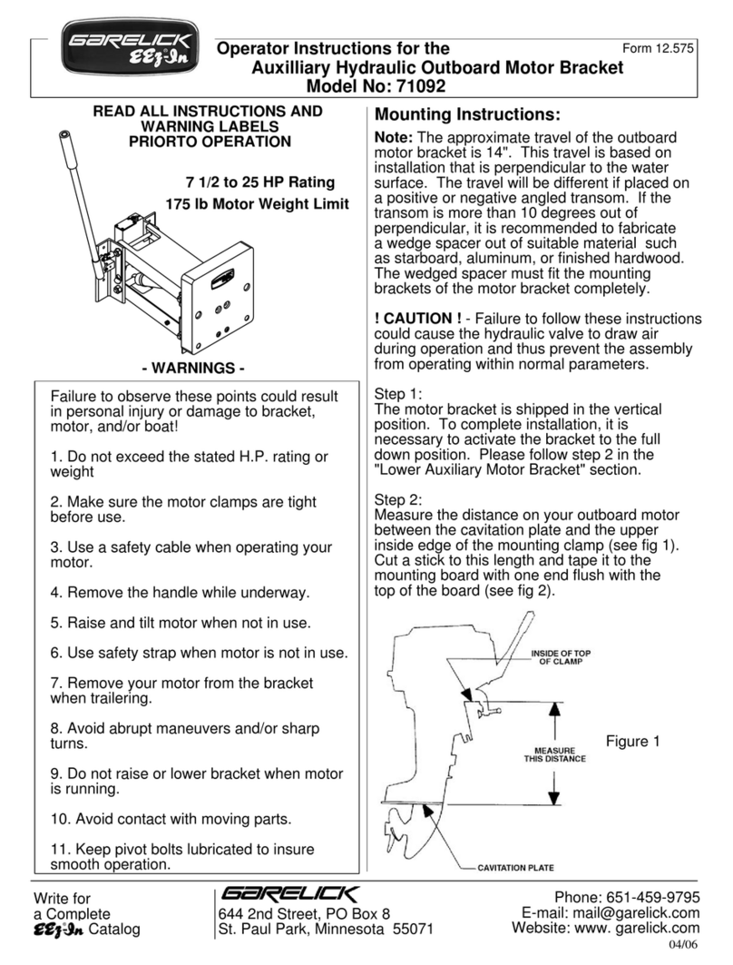 Garelick 71092 Operator instructions