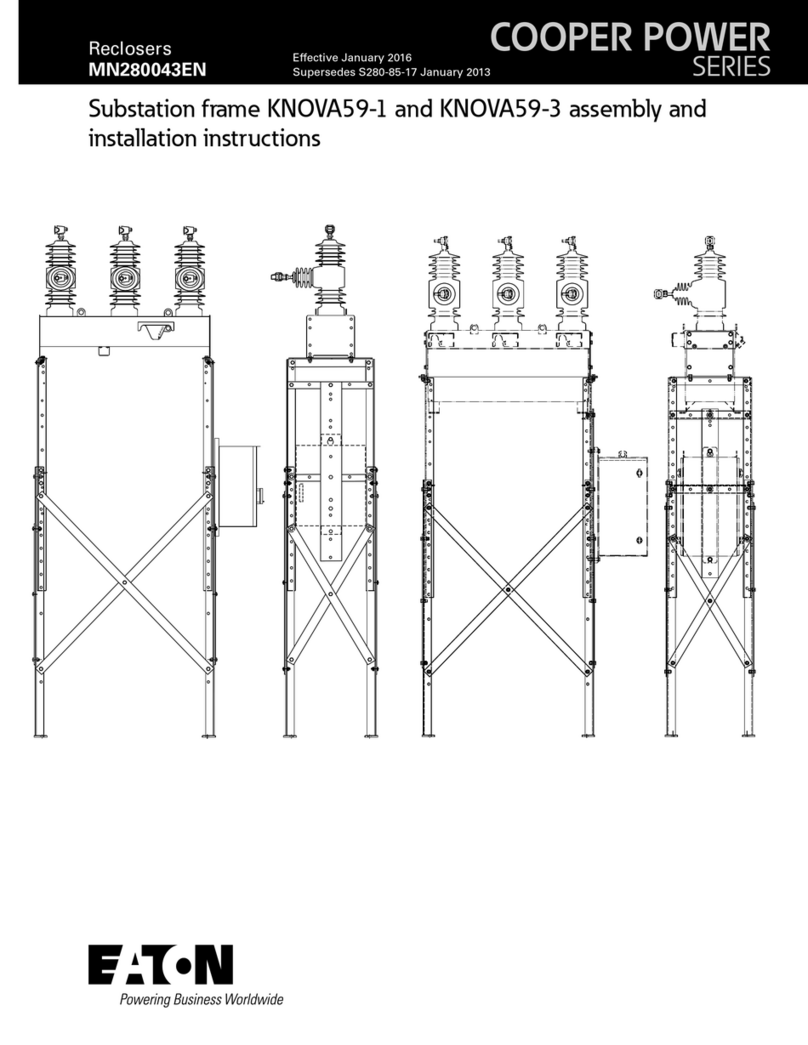 Eaton COOPER POWER SERIES Assembly and installation instructions