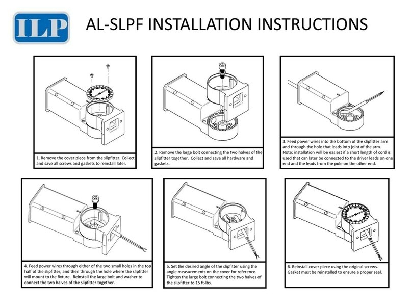 ILP AL-SLPF installation instructions