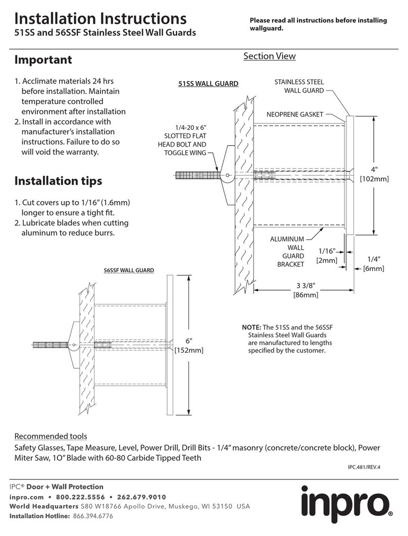 INPRO 51SS User manual